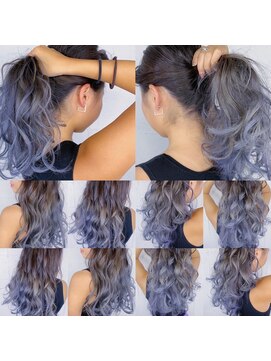 キジ(KIJI) ★シルバーグレイ×外国人風グラデーションカラー★