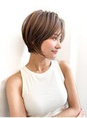 ハイライトバレイヤージュダブルカラーケアプリーチ30代40代