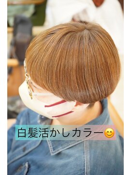 髪といろいろ 白髪を活かした楽しむカラー