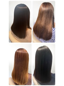 美容室フルール 20代30代40代髪質改善トリートメント艶感ストレート透明感