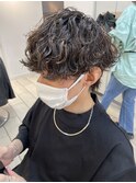 横浜★波巻きのマッシュツイストスパイラルメンズパーマ