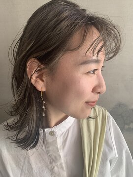 リル 茅ヶ崎(Liru:) 【よしだりこ】ブリーチなしダブルカラー/透明感カラー/ベージュ