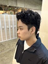 ショートピンパーマ