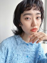 フィーリーカラー 大阪梅田店(feery color)&nbsp;オリーブベージュショートミニボブグレージュブリーチレイヤー