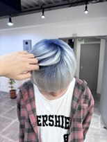 ペレ 栄店(PELE) デザインカラー/レイヤーカット/ウェットヘア/オリーブベージュ