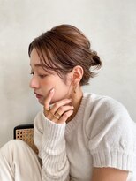 アトレ 南堀江店(attrait)&nbsp;☆*小顔 まとめ髪 アレンジ まろやかベージュ*☆