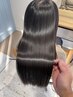 ☆艶髪ストレート＋髪質改善ヘアエステ＋カット￥21900