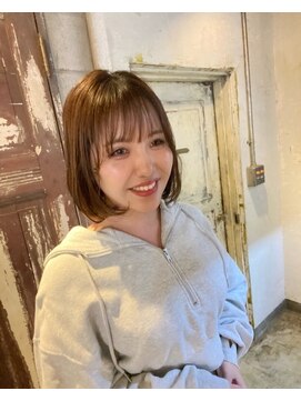 髪質改善と縮毛矯正の専門店 サンティエ(scintiller) 顎ラインボブ