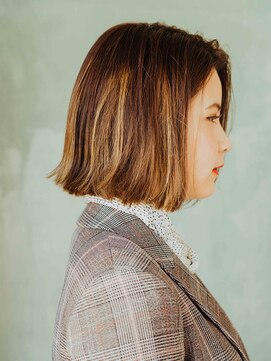 アカサ(A.casa) ぱつっとボブ/20代/30代/40代/50代/西阿知/イオン倉敷