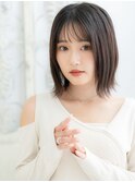 武蔵小杉/髪質改善/オリーブグレージュ×シャギーボブ