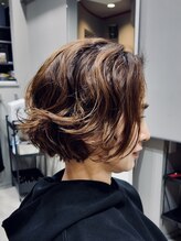 ヘアーサロン アニシム(hair salon anisim) 新デジタルパーマ　リブートスタイル　くせ毛風ショートボブ
