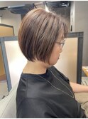 ナチュラルショートボブ