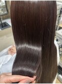 【渡辺まとい】つやつやラベンダーブラウン