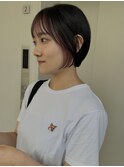 ショートボブ/インナーカラー