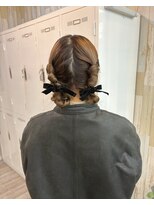 ネウィ 広島(newi)&nbsp;結婚式うお呼ばれ/成人式/お団子ツイン/羊さんヘア
