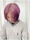 ピンクバイオレット【山口市美容室】【山口市ハイトーン】