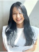 美髪韓国ヘア顔周りレイヤーロング_29560