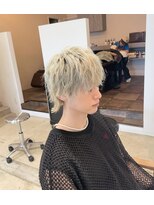 メルク(merc)&nbsp;ダークアッシュ/アッシュブラック/カルマパーマ/ベリーショート