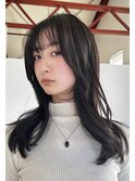 セミロングレイヤー