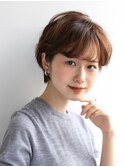 【30代におすすめ】髪質改善カラーで癖毛を活かしたショート