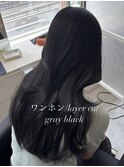 吉岡Style/ワンホン/落ちる黒染めor透け感暗髪