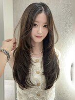 ジーナ 福岡天神(Zina)&nbsp;王道かわいい韓国風レイヤーカット/Zina福岡天神