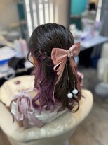 リエラ 新宿(RIERA)&nbsp;編み込みハーフアップ