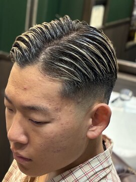 ヒロギンザ 難波店(HIRO GINZA) 「立体感際立つ、洗練のハイライトフェード。」