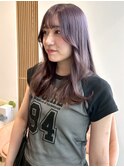 【ダブルカラー】艶×透け感たっぷりパープルカラー