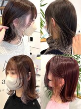 SNSで話題のイヤリングカラーで流行りヘアに♪♪