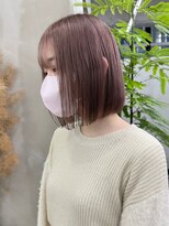 ギークス(GEEKS)&nbsp;【GEEKS渋谷】ボブ/秋カラー/ハイトーン/ケアブリーチ/ベージュ