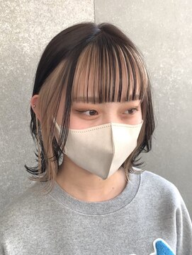 ロンドヴァリー 渋谷店(Lond vallee) 最旬！！前髪インナーカラーホワイトベージュセクションカラー