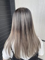 ハイク(HYKE)&nbsp;ロング×ベージュ系バレイヤージュ