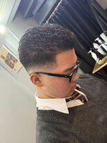 ヘアー カフナ 京急蒲田店(hair kahuna)&nbsp;オールバック×スキンフェード