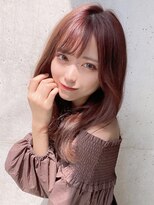 アフロート エル 錦糸町(AFLOAT L) 【20代30代】小顔レイヤーミディアム/黒髪/暗髪/ココアベージュ