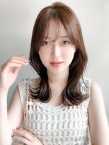 リヤン 表参道(lyann) ミディアムレイヤーカット結べるボブくせ毛風カール愛され