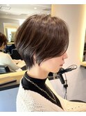 30代40代50代ショートボブレイヤー銀座ひし形大人かっこいいE