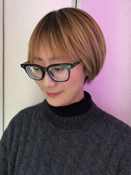 ヘアリゾート粋 新宿三丁目本店 大人ショート/ボブ/レイヤーカット/ベージュ