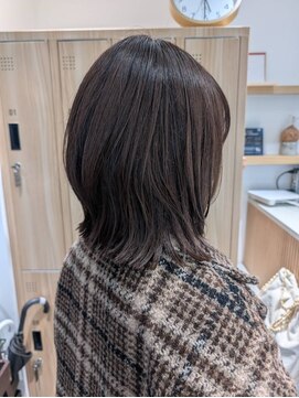 ソウゾウ ブリッジ(SoZo Bridge) ダークブラウン×レイヤーボブ【Mioto】