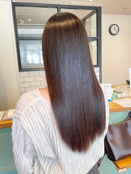 クラシコ ヘアーミュー(CLASSICO hair miu)の写真/1人1人の髪の状態を見極め、最適な薬剤で行う髪質改善 縮毛矯正はツヤツヤ・サラサラな仕上がりが魅力☆