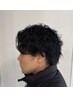 【新規様20%off】メンズカット＋シェービング＋波巻きパーマ