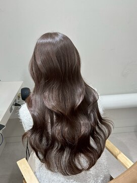 スラッシュアイボリー 姫路駅西店(SLASHivory) 髪質改善カラー×艶ブラウンロング