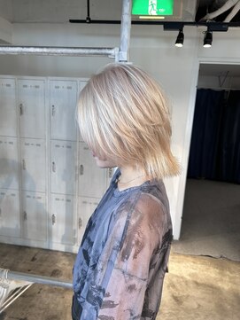 ザ オーダー(THE ORDER) 黒髪/ボブルフ/ネビージュ/小顔/ワンレン/栄/髪質改善/前髪