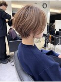 40代50代60代絶壁補正ショート白髪ぼかし銀座大人な丸みくびれ井