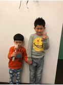 兄弟スッキリキッズカット☆