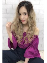 ルノン フィージュ(LUNON fieju)&nbsp;【LUNON fieju】ダークグレージュ×ハイトーンカラー