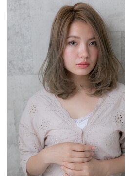 アッシュ 伊勢崎(ash) 外国人風アッシュ×エアリーCカールミディ