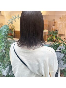 ツバメ ヘアー(TSUBAME HAIR) チャコールベージュ×ロブ