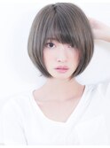 大人可愛い20代30代40代耳掛けハンサムひし形ショート　渋谷