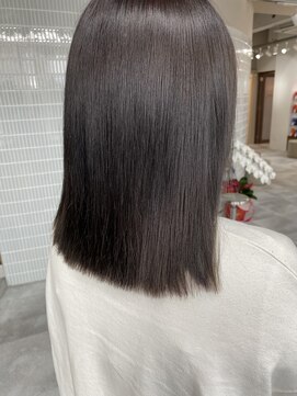 ボタン ハカタ(VOTAN hakata) 【YU_KA】ツヤ感たっぷりチョコレートカラー×オルチャンヘア